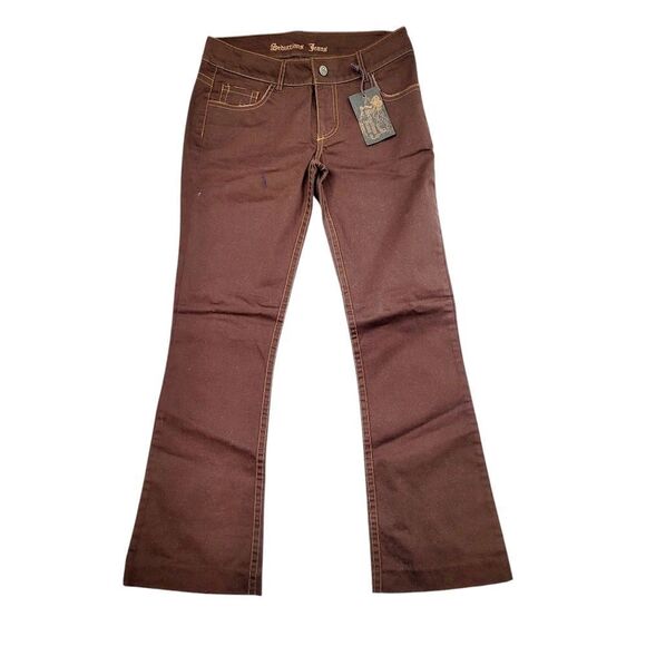 2/$20 Brand New Seductions Jeans Brown Pants Size: 3 - Picture 1 of 10